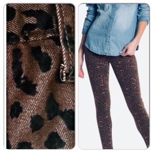 Free People animal pattern jeans NWOT